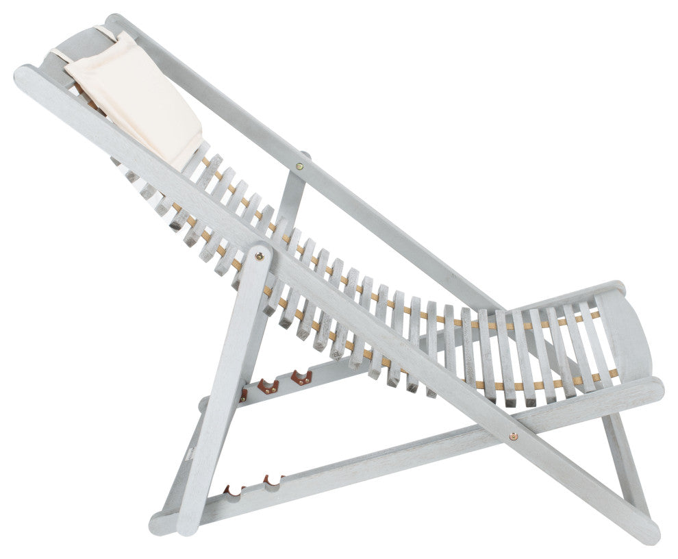 Safavieh Rendi Relax Chair With Pillow, Grey/Beige