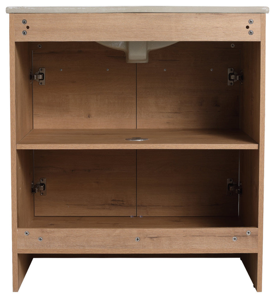 Jenny Oak Natural Vanity Kit, 30" Wide