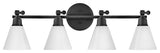 Hinkley Lighting 51184 Arti 4 Light 32"W Bathroom Vanity Light - Black
