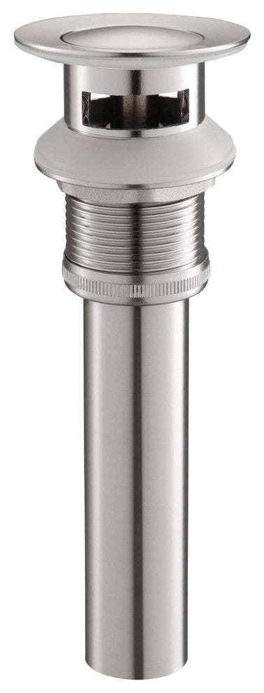 Pop-Up Drain Stopper with Overflow KPW100, Brush Nickel