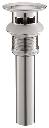 Pop-Up Drain Stopper with Overflow KPW100, Brush Nickel