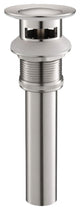 Pop-Up Drain Stopper with Overflow KPW100, Brush Nickel