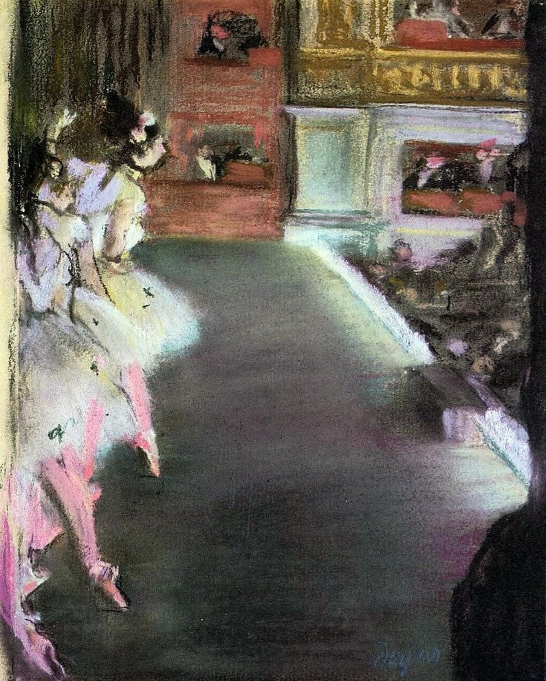 Edgar Degas Dancers at the Old Opera House, 20"x25" Wall Decal