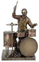 Jazz Band Drummer Statue