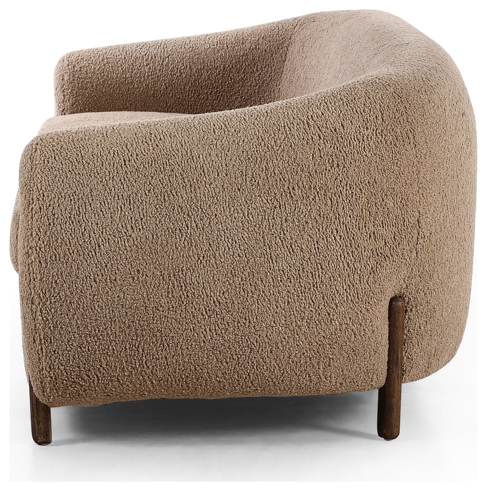 Lyla Sofa-86"-Sheepskin Camel