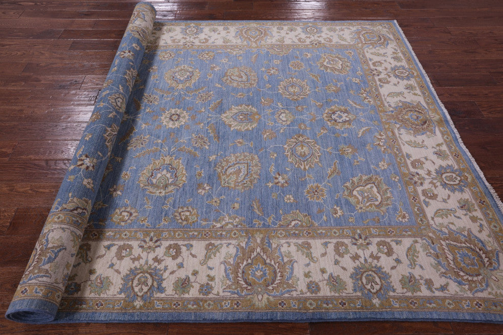 6' 5" X 9' 4" Turkish Oushak Handmade Wool Rug - Q12813