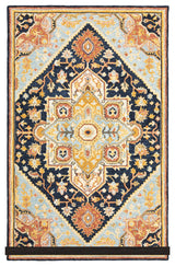 Asher Bohemian Dreams Navy and Rust Area Rug, 5'x8'