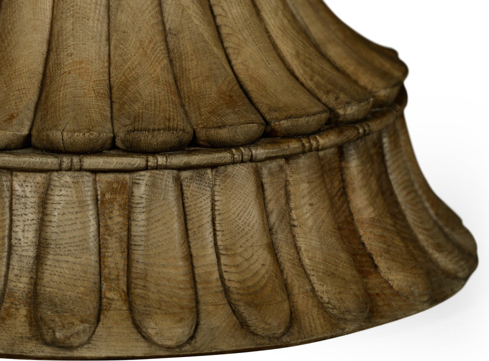 Marble Top Oak Center Table