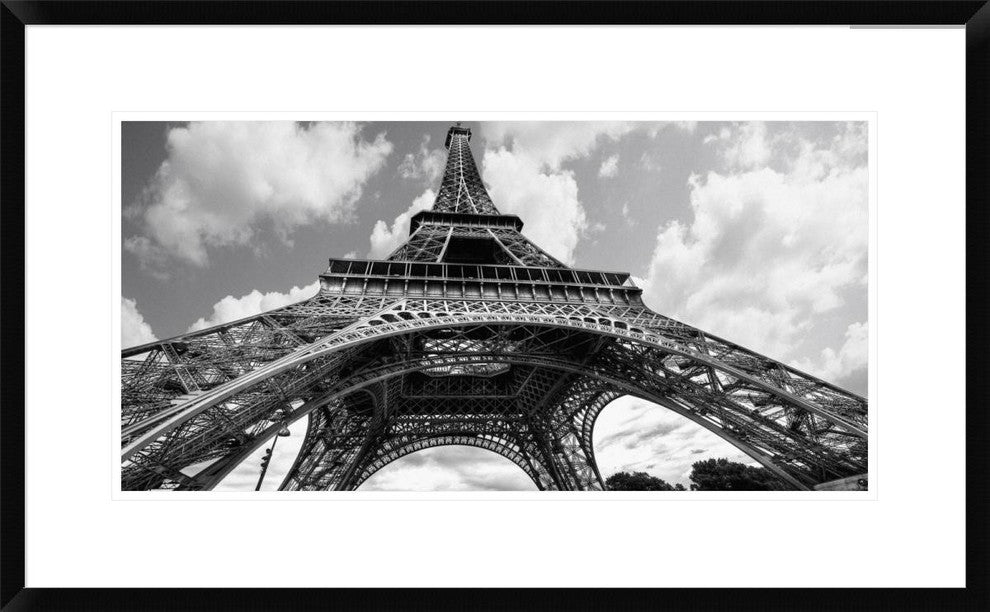 "The Eiffel Tower in Spring" Framed Digital Print by Elias Jonette, 32"x20"