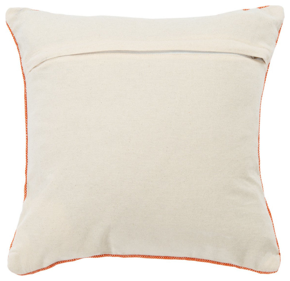 Safavieh Pyrra Pillow Orange 18" X 18"