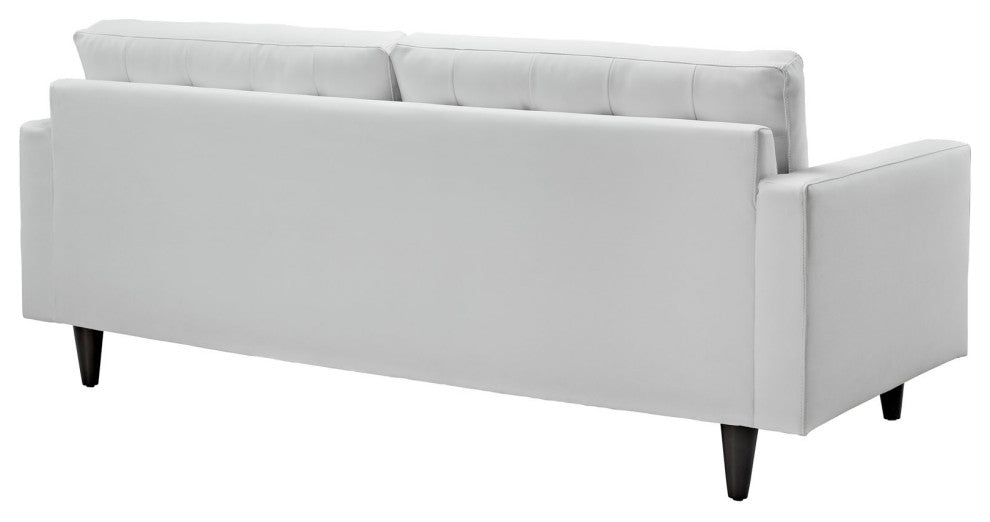 White Empress Sofa and Armchair Set of 2