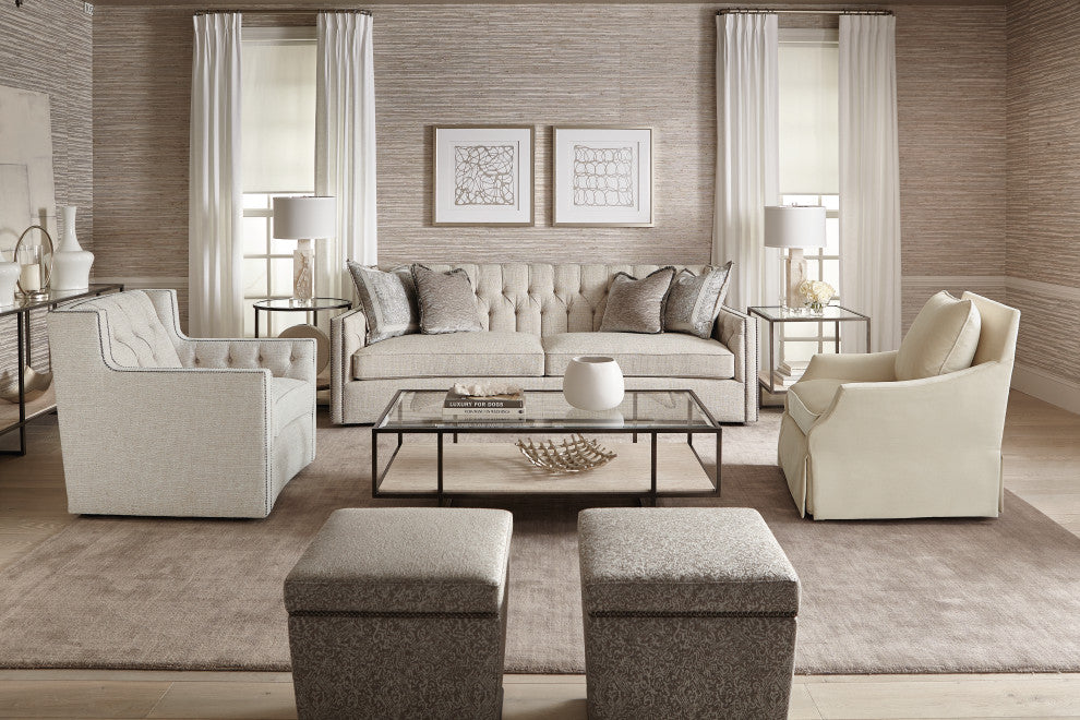 Bernhardt Candace Sofa, 96", Beige