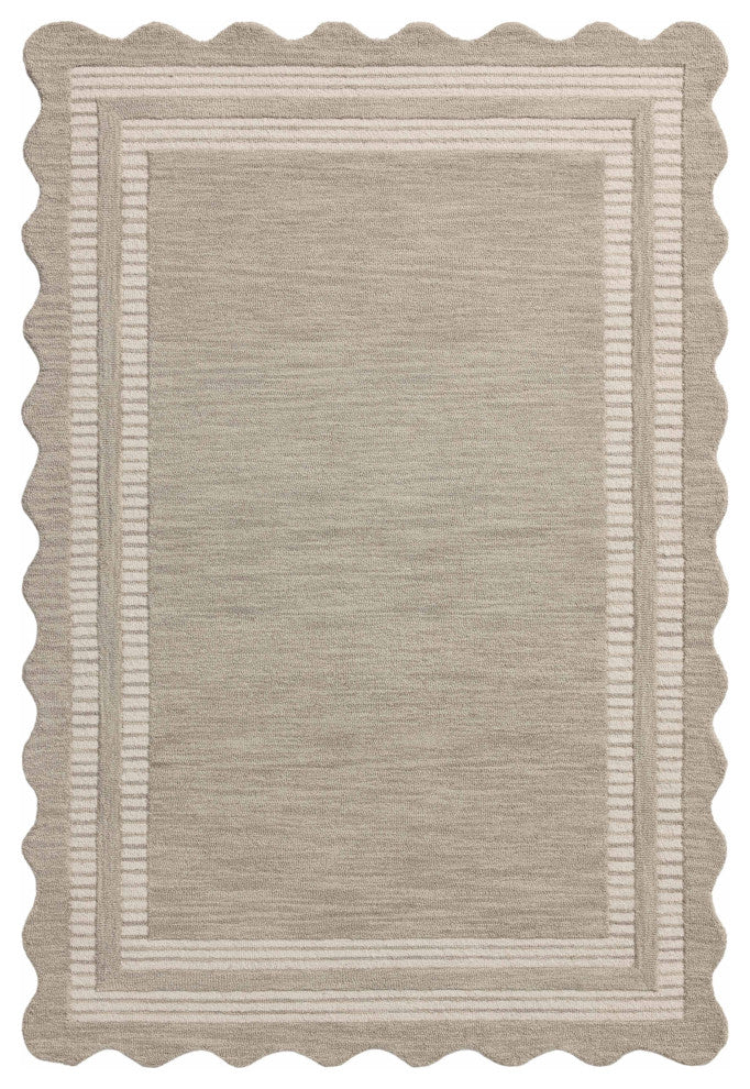 Chris Loves Julia x Loloi Scottie Fog / Ivory 5'-0" x 7'-6" Area Rug