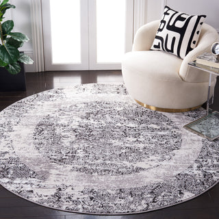 Safavieh Amelia Collection, ALA271 Rug, Grey/Charcoal, 6'7" Round