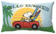 Peanuts Throw Pillow QY925, Blue, 12"X20"