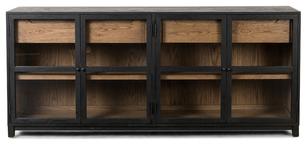 Millie Large Sideboard-Matte Black