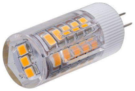 G4 Base Led Bulb 3W Bi Pin Dimmable PC+Ceramic Warm White 2700K