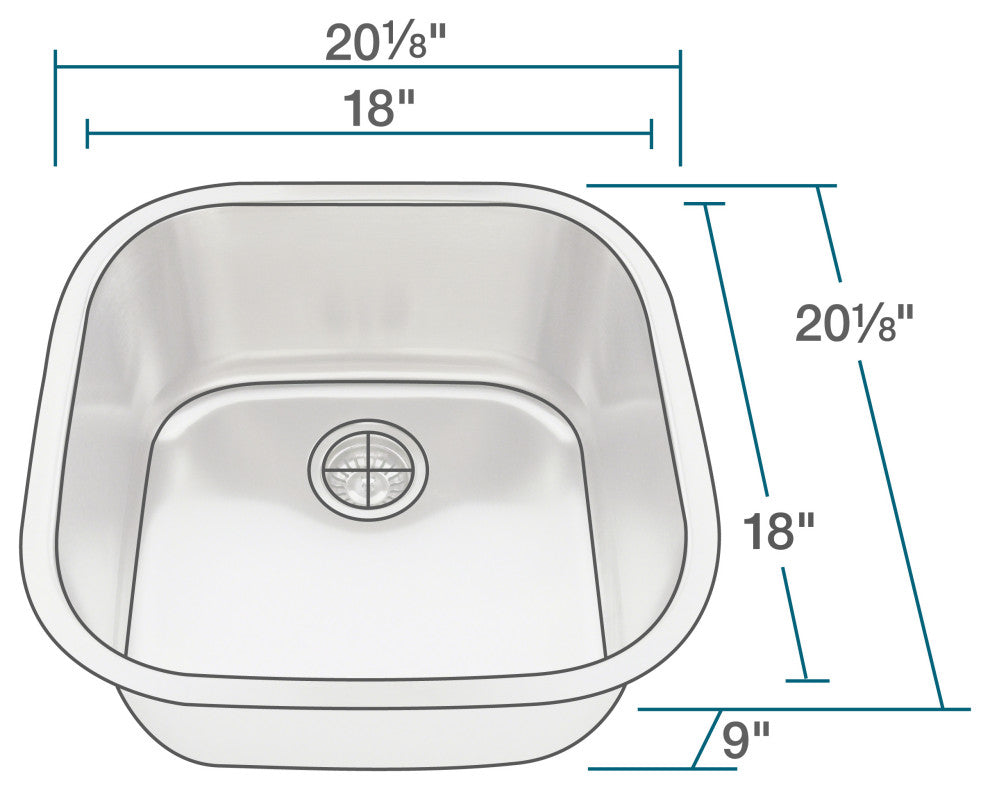 P0202-16 Stainless Steel Sink