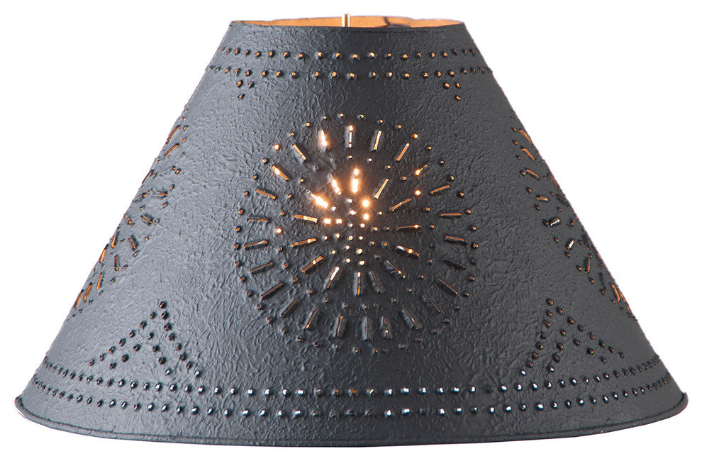 Textured Black Shade, 15"