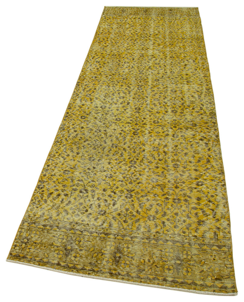 Rug N Carpet - Handmade Anatolian 2' 11" x 9' 9" Antique Floor Runner Rug