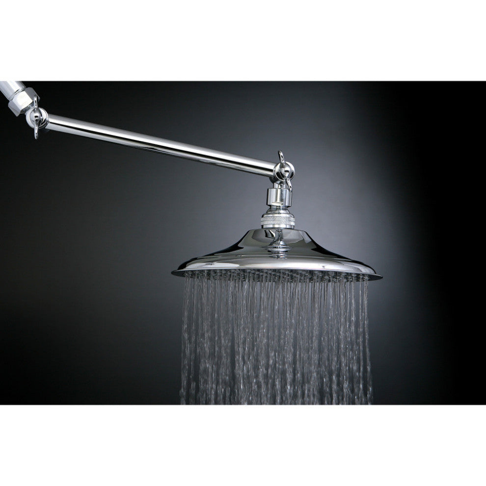 Showerscape Showerhead With Adjustable Shower Arm, Polished Chrome