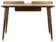 Safavieh Parker Drawer Desk, Walnut, Gold