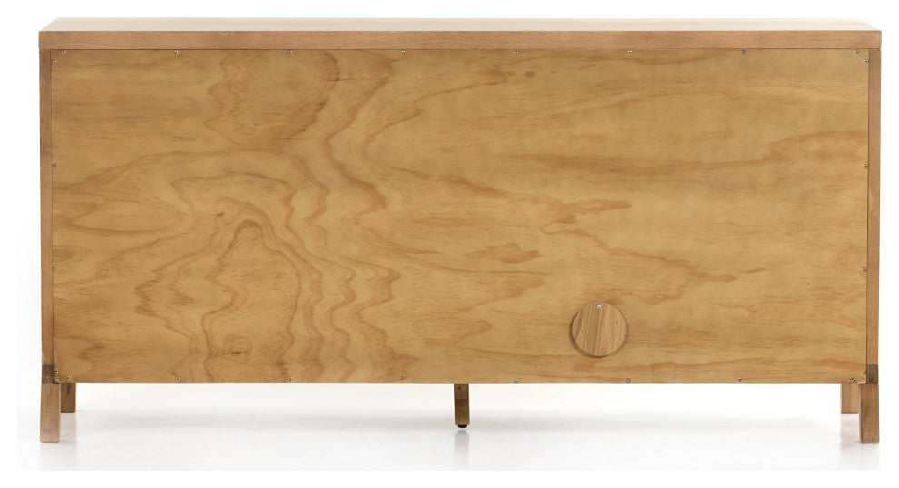 Allegra Sideboard-Honey Oak Veneer