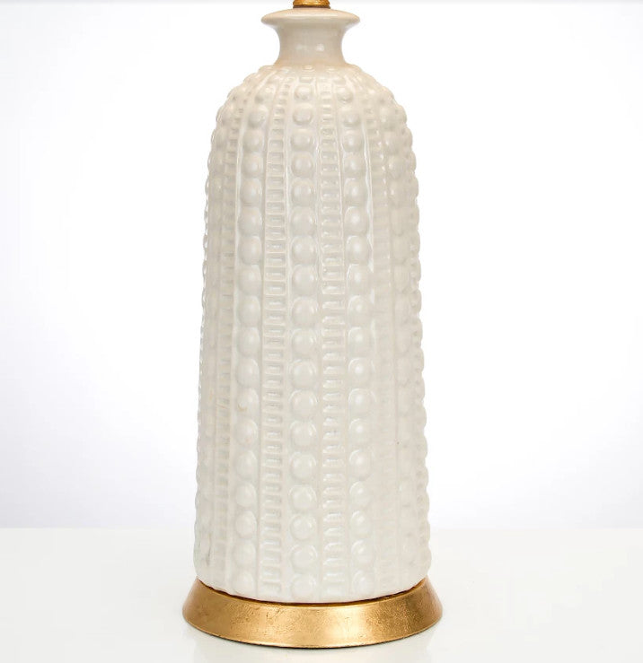 Melrose Table Lamp, Off-White, 30"H