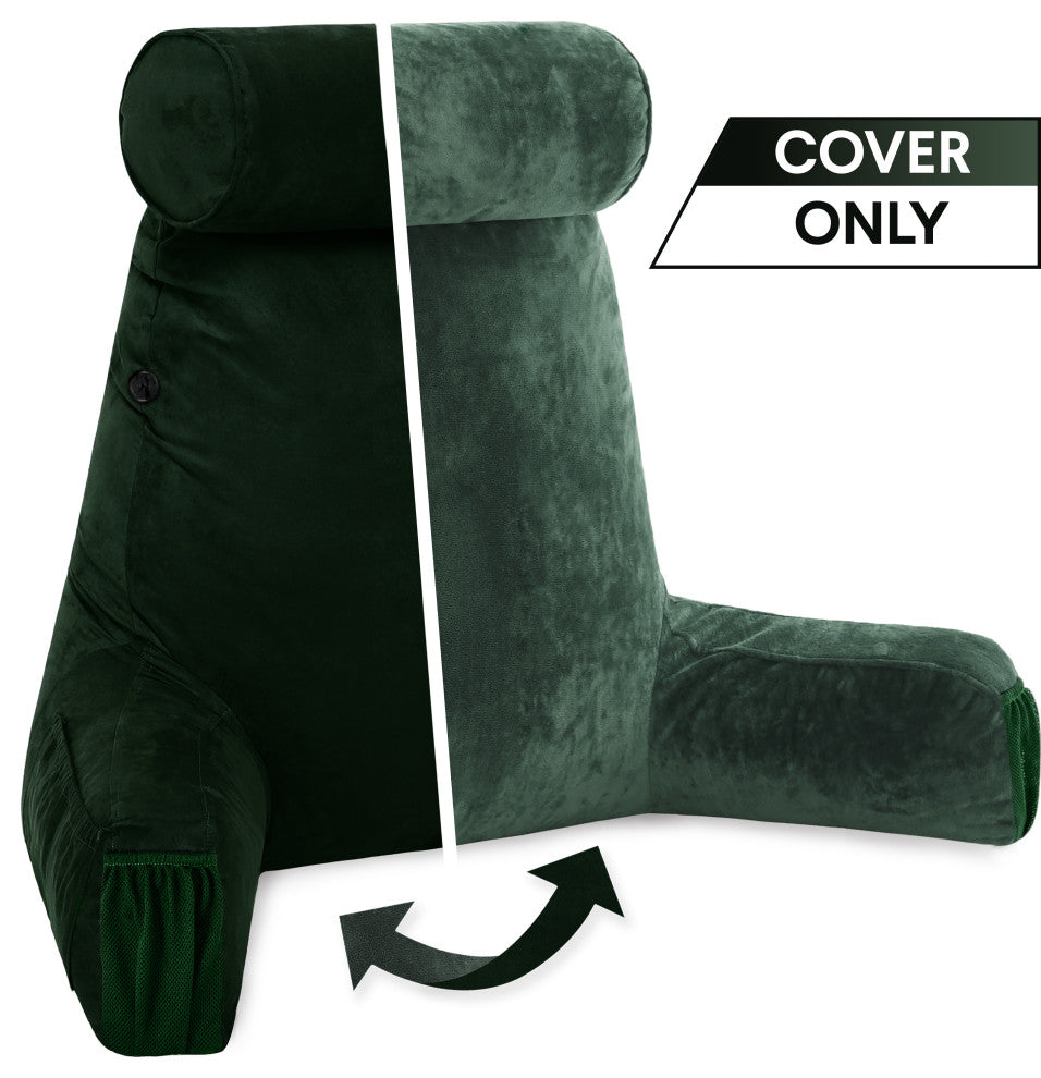Medium Husband Pillow Cover Aspen Ramona Green Reversible Cover Only