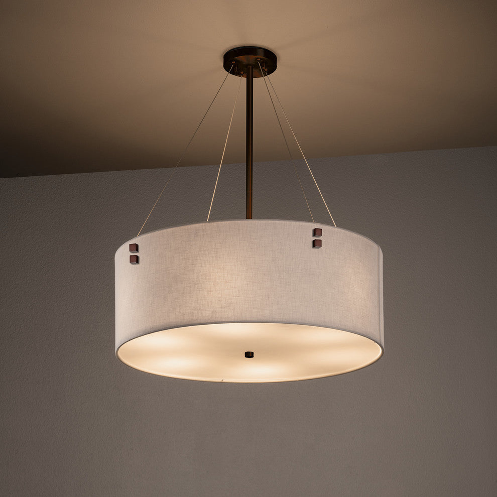 FINIALS 24-inch Drum Pendant