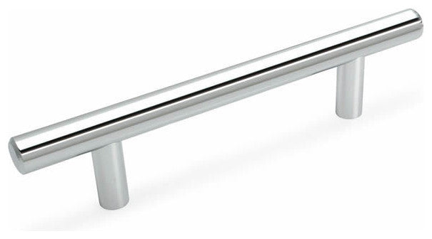 Cosmas 305-96CH Polished Chrome 3-3/4"� CTC (96mm) Euro Bar Pull [5-PACK]