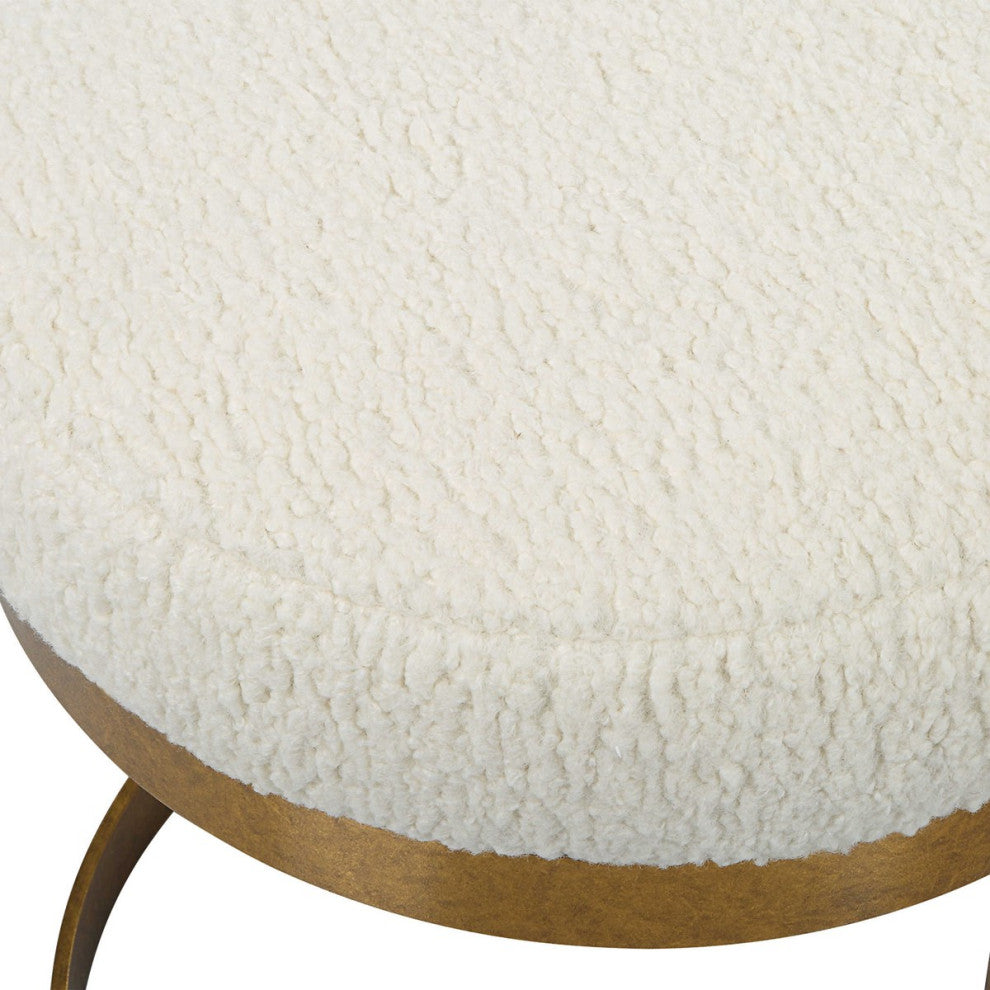 Infinity Bench, gold finish