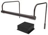 12" Tru-Slim Gallery Light, Mahogany Bronze With Dimmable Direct Wire Kit