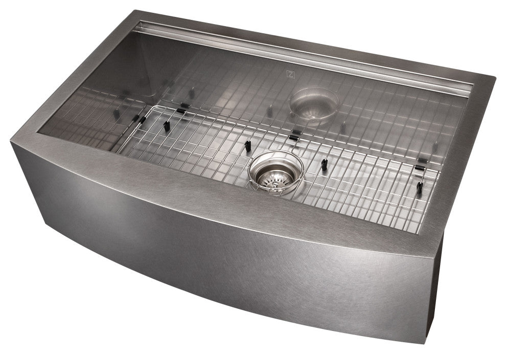 33" Moritz Apron Mount Kitchen Sink in Fingerprint Resistant Stainless Steel