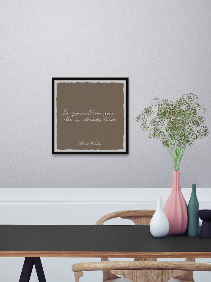 "Already Taken" Framed Painting Print, 24x24