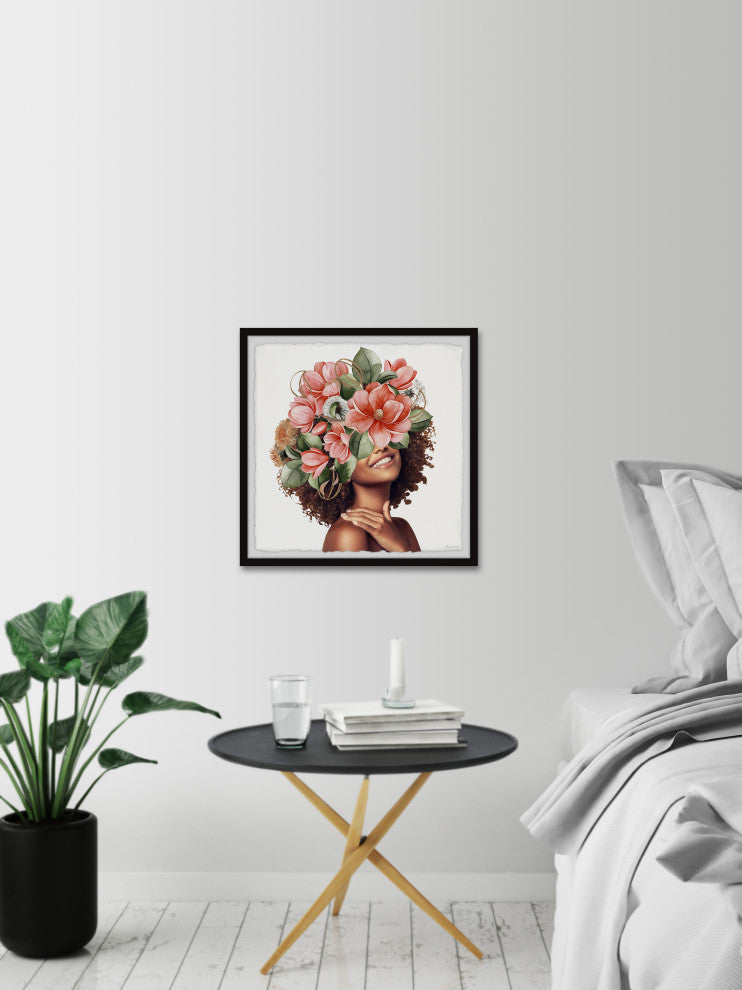 "Charming Lois" Framed Painting Print, 18x18