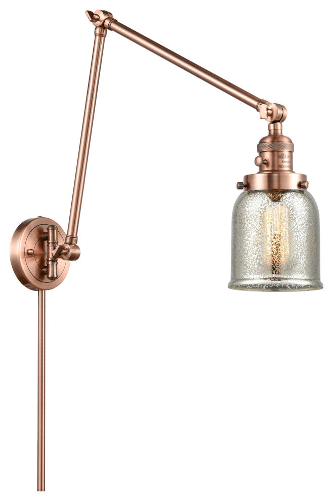 INNOVATIONS 238-AC-G58 1-Light Swing Arm Antique Copper