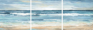 Blue Waves Triptych, 96"x32"