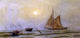 Francis A Silva A Foggy Day, Gallery Wrapped Canvas Print, 15"x30"