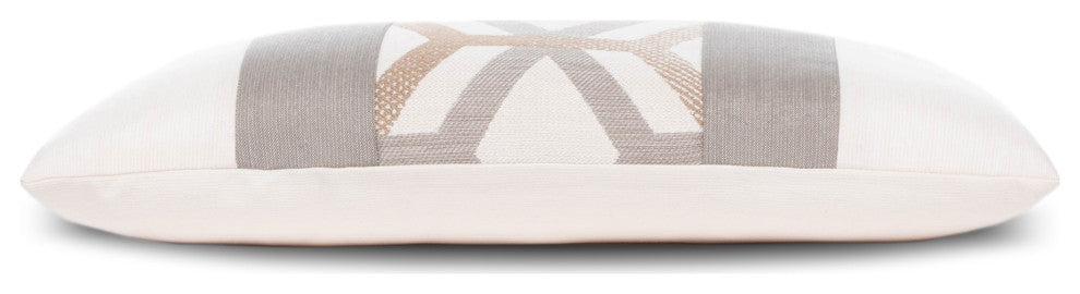 Lustrous Lines Indoor/Outdoor Performance Lumbar Pillow, 12"x20"