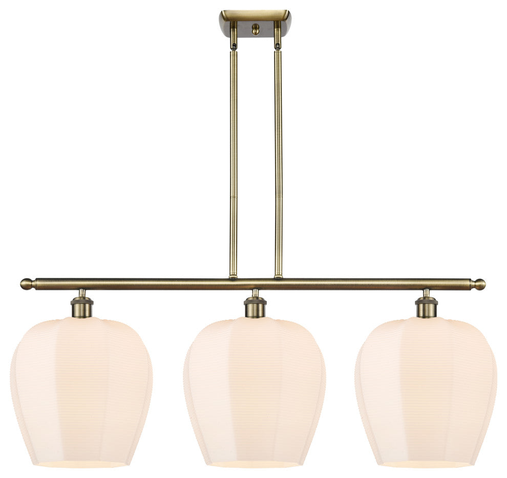 Innovations 516-3I-AB-G461-12 3 Light Island Light, Antique Brass