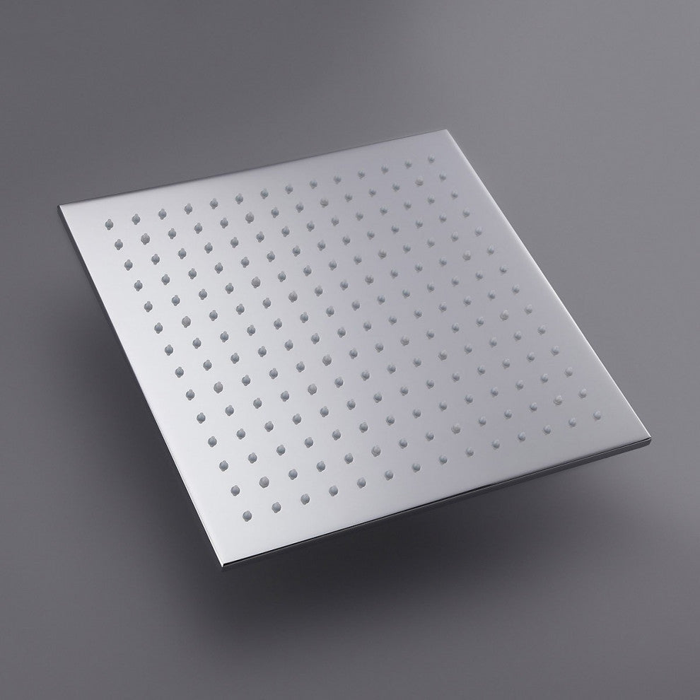 10" Wall Mount digital thermostatic shower Temperature display LED Shower Set