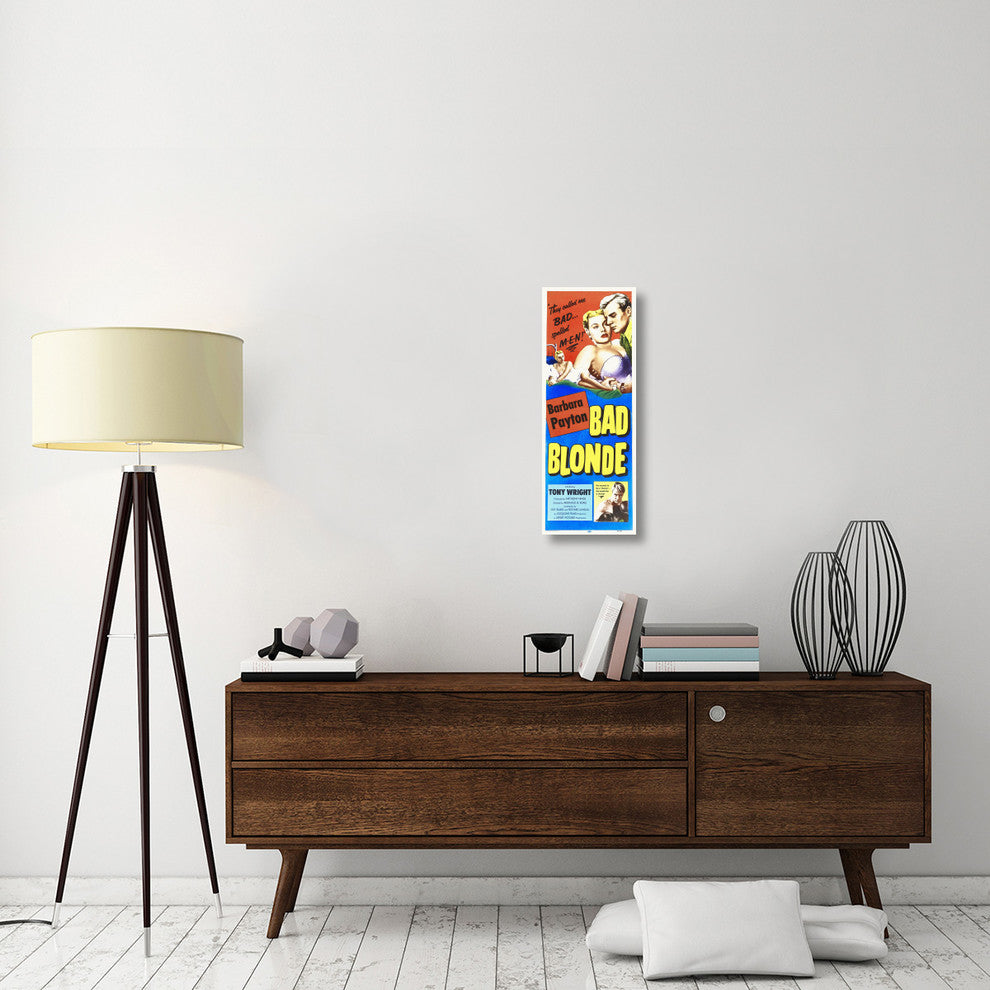 "Bad Blonde" Stretched Canvas Giclee by Hollywood Photo Archive, 11x30"