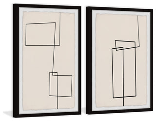Unbroken Lines Diptych, 2-Piece Set, 24x36 Panels