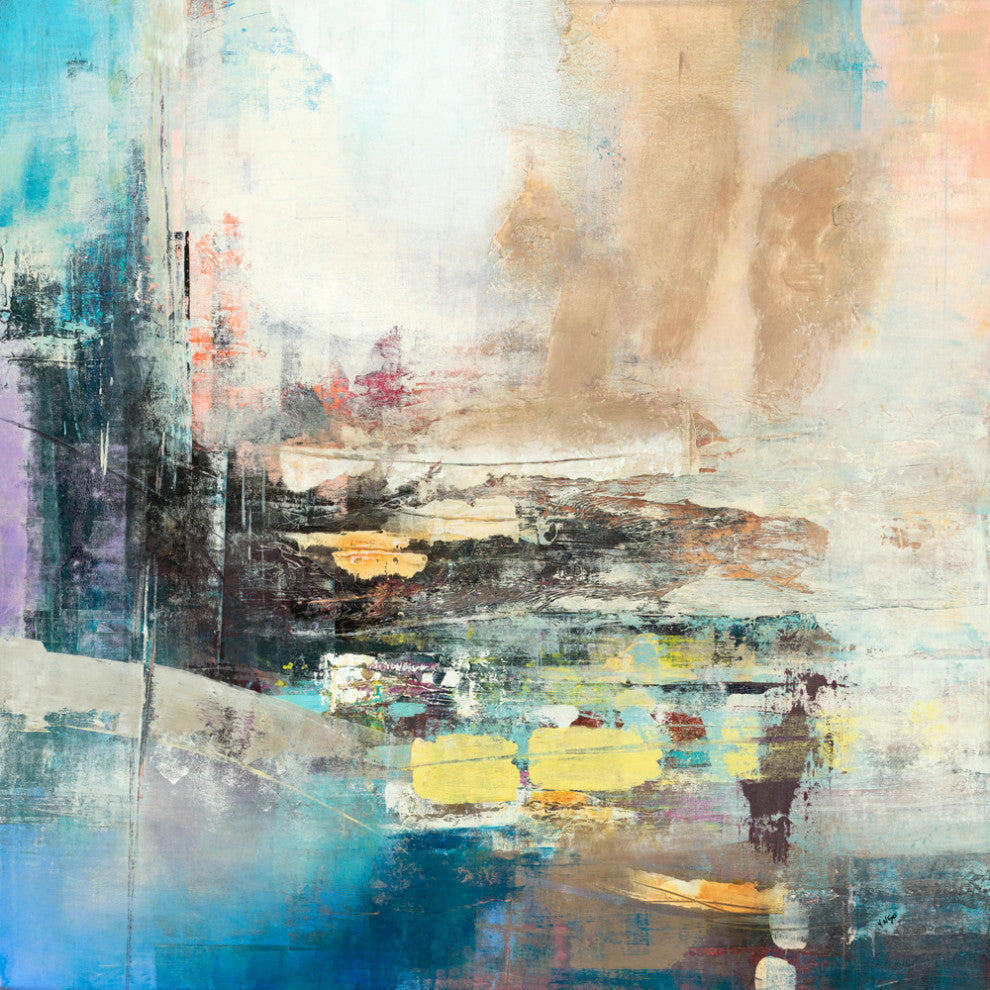Awaken I - 54 x 54 by Nancy Ngo