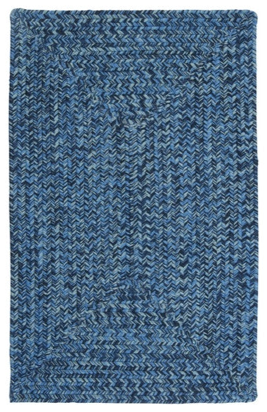 Catalina CA59 Deep Sea Indoor/Outdoor Area Rug, Rectangular 8'x11'