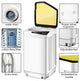 Full-Automatic Washing Machine 7.7 lbs Washer/Spinner Germicidal UV Yellow