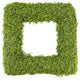 Reindeer Moss Square Artificial Wreath, Green, 14.5"