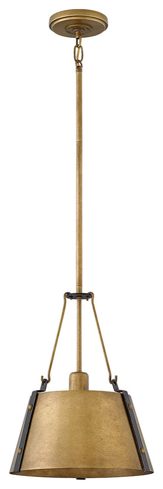 Hinkley Cartwright Pendant, Rustic Brass