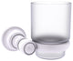 Carolina Wall Mounted Tumbler Holder, Matte White